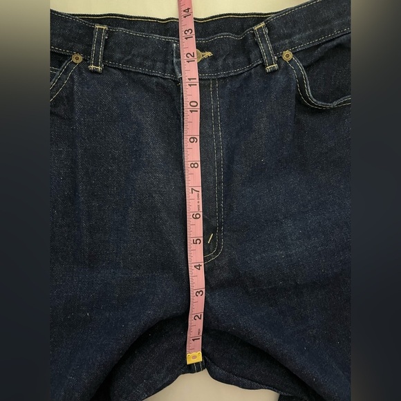 Womens Vintage CHIC Dark Blue High Rise Mom Denim Jeans Sz 14 - Picture 8 of 9